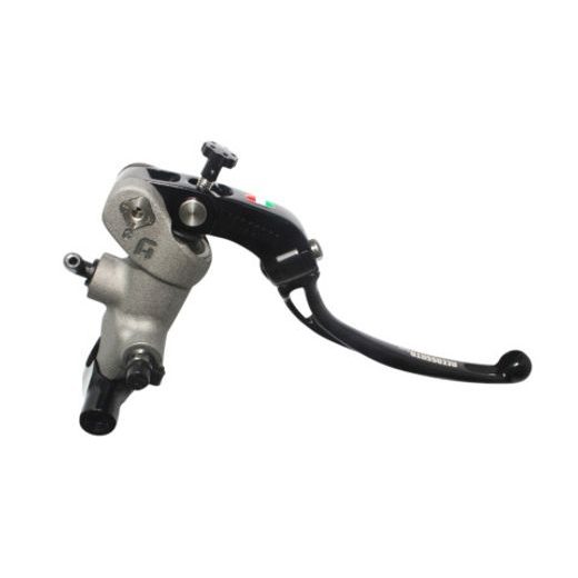 Radial brake master cylinder ACCOSSATO PC001 PRS 19 x 17-18-19 with folding lever,black