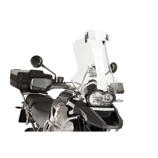 Multiadjustable visor PUIG 6319W clip-on prozorna