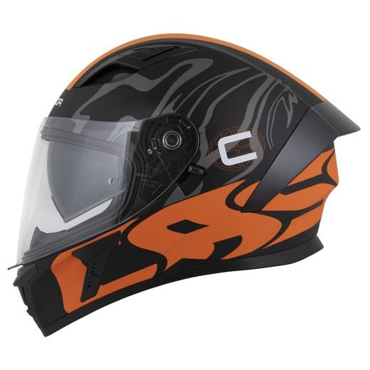 Integralna čelada CASSIDA Orbit Multivers black matt,orange,gray,white S