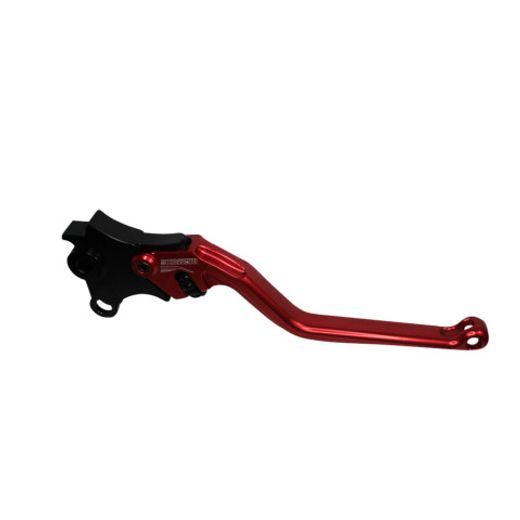 Ročica zavore ACCOSSATO EDB077 fixed CNC-worked aluminium, red