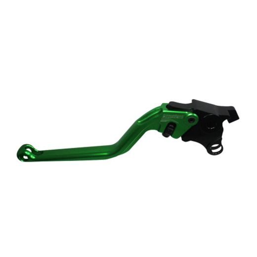 Clutch Lever ACCOSSATO ESS014 fixed CNC-worked aluminium, green