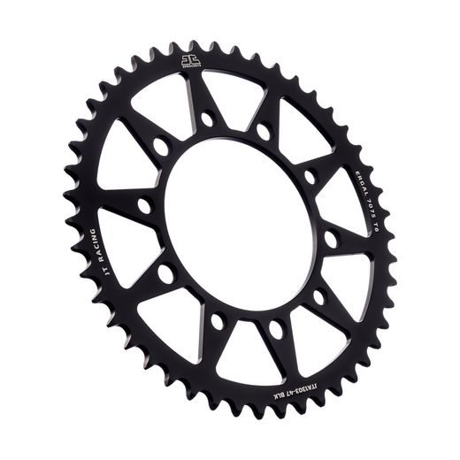 Aluminijasti zadnji verižnik (zobnik) JT JTA 1303-47BLK 47T, 520 Črn