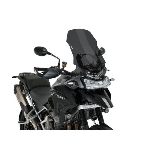 Windscreen PUIG TOURING 21336F dark smoke