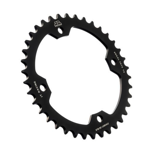 Aluminijasti zadnji verižnik (zobnik) JT JTA 1857-38BLK 38T, 520 Črn