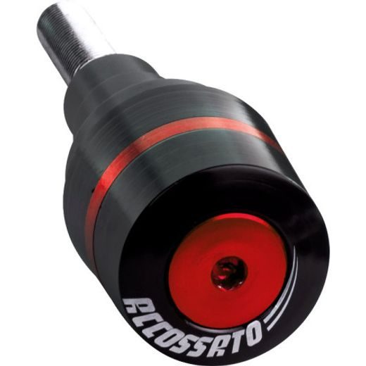Crash pads ACCOSSATO TP001 with screw cover rdeč