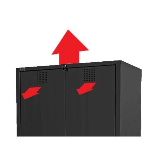 Oil closet LV8 EQA03R.BK črna