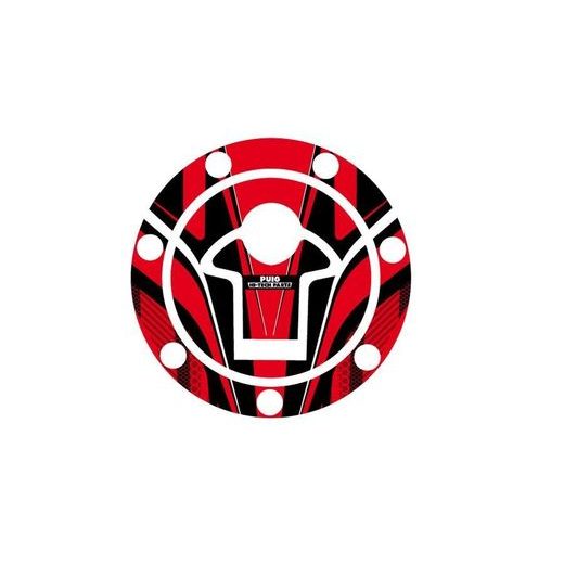 Fuel cap cover PUIG RADIKAL 7611R rdeč
