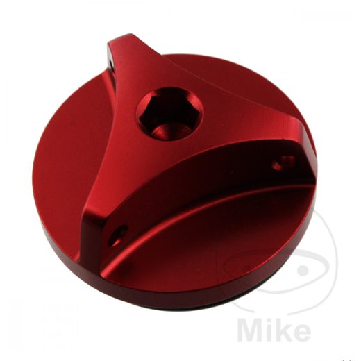 Oil filler cap PRO BOLT aluminium rdeč