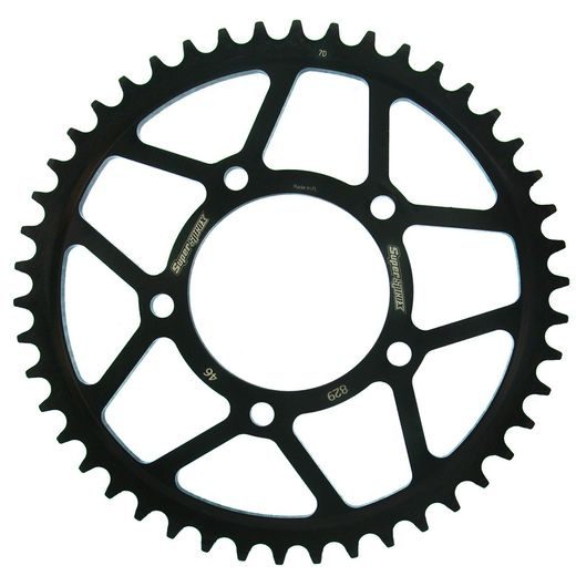 Zadnji verižnik (zobnik) SUPERSPROX RFE-829:46-BLK črna 46T, 530