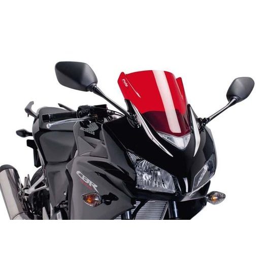 Windscreen PUIG RACING 6479R rdeč