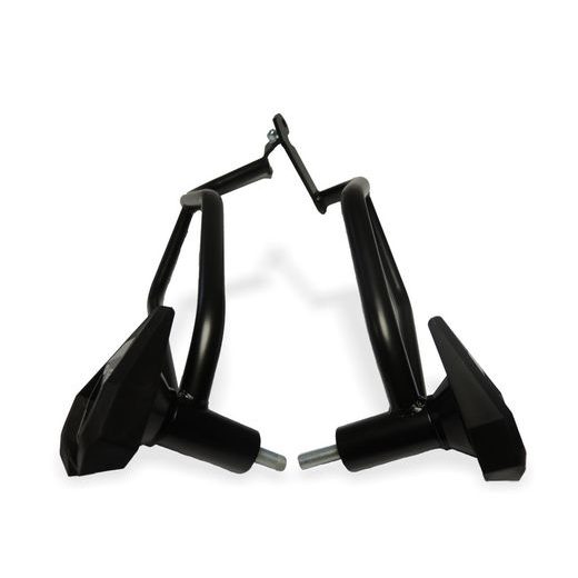 Engine guards RDMOTO CF79KD matt black with slider SL01