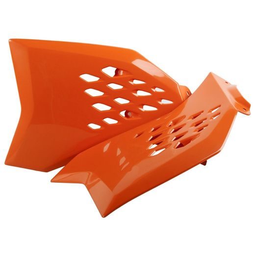 Radiator scoops POLISPORT 8412400013 (par) orange KTM