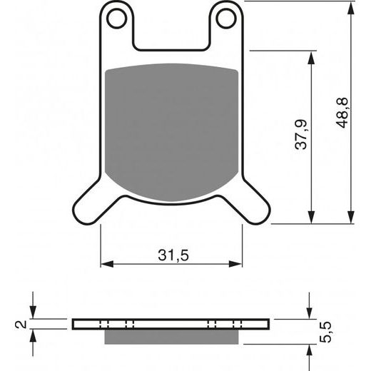 Zavorne obloge GOLDFREN 159 S3
