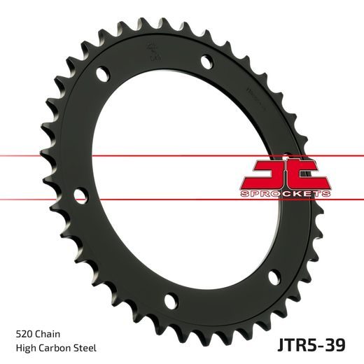Zadnji verižnik (zobnik) JT JTR 5-39 39T, 520