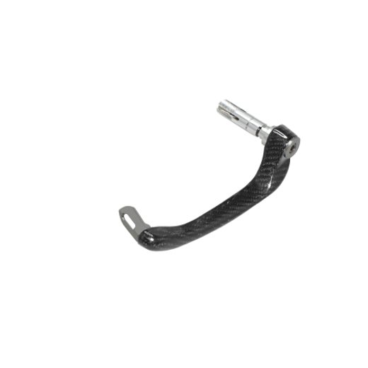 Lever guard ACCOSSATO "Ultra-Light" DE012 with silver eyelet and insert left, carbon