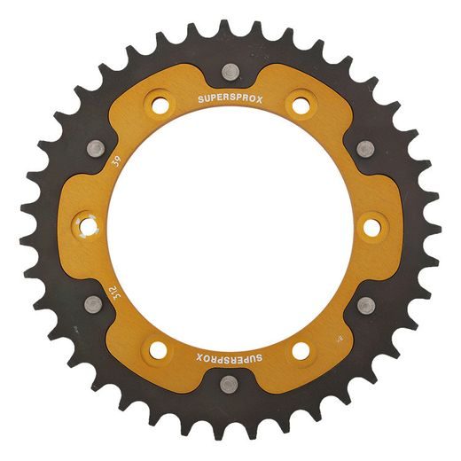 Zadnji verižnik (zobnik) SUPERSPROX STEALTH RST-312:39-GLD zlata 39T, 525