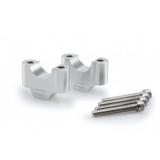 Risers PUIG 20309P srebrna height 30mm, d 32mm