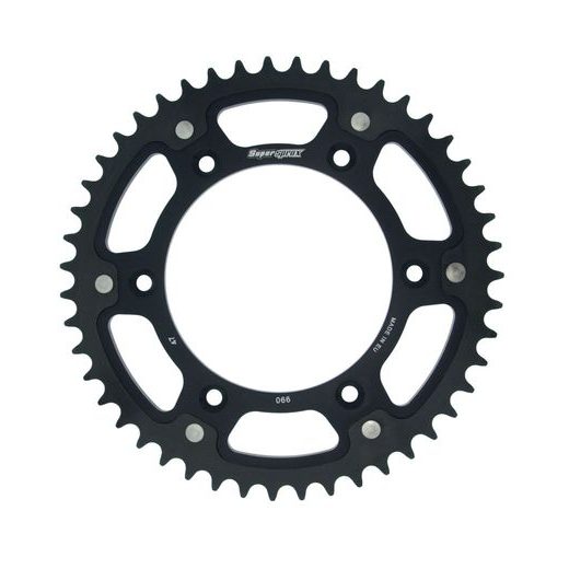 Zadnji verižnik (zobnik) SUPERSPROX STEALTH RST-990:47-BLK črna 47T, 520