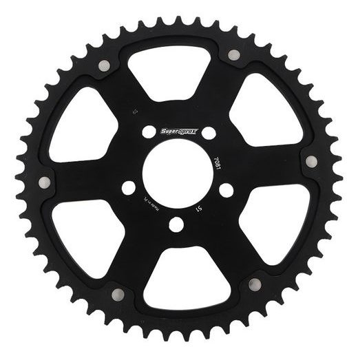 Zadnji verižnik (zobnik) SUPERSPROX STEALTH RST-7081:51-BLK črna