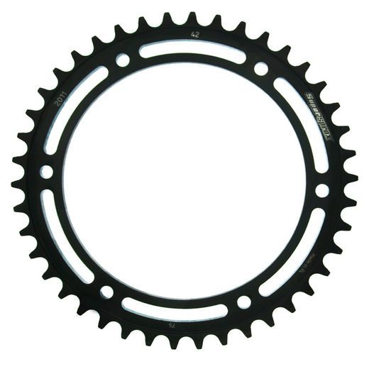 Zadnji verižnik (zobnik) SUPERSPROX RFE-2011:42-BLK črna 42T, 530