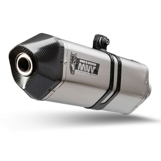 Dušilec (lonec) MIVV SPEED EDGE T.017.LRX Nerjaveče jeklo / Karbonska kapa