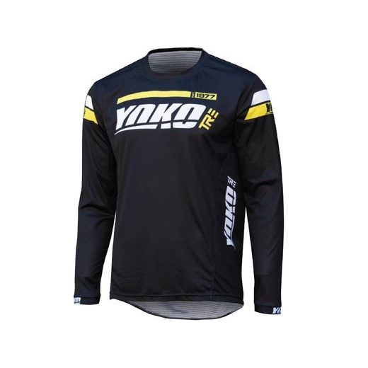 MX dres YOKO TRE black/yellow M