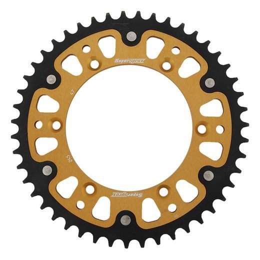 Zadnji verižnik (zobnik) SUPERSPROX STEALTH RST-245:47-GLD zlata 47T, 520