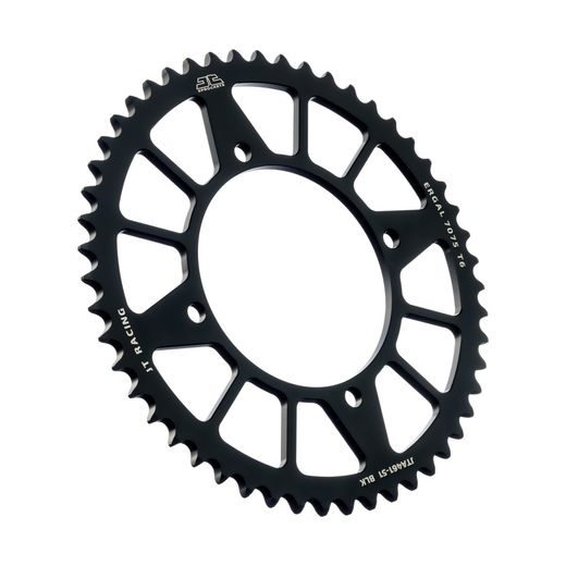 Aluminijasti zadnji verižnik (zobnik) JT JTA 461-51BLK 51T, 420 Črn