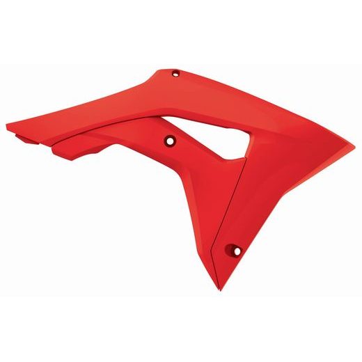 Radiator scoops POLISPORT 8414800004 (par) red CR 04