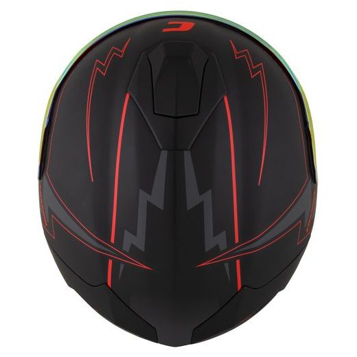 Integralna čelada CASSIDA Integral GT 2.1 Flash matt black/ metallic red/ dark grey XL