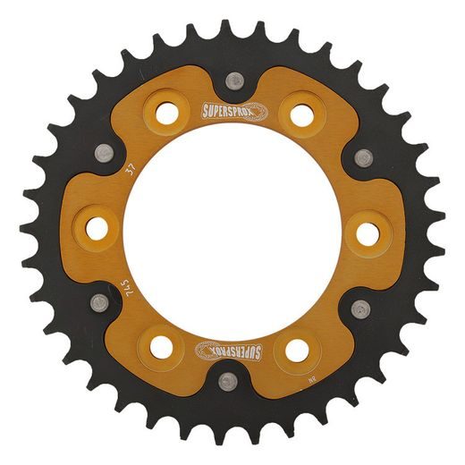 Zadnji verižnik (zobnik) SUPERSPROX STEALTH RST-745:37-GLD zlata 37T, 525