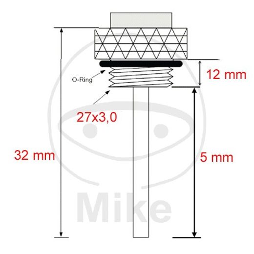 Oil temperature gauge JMT