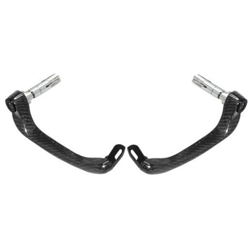 Lever guard ACCOSSATO "Ultra-Light" DE013 with black eyelet and insert right + left, carbon