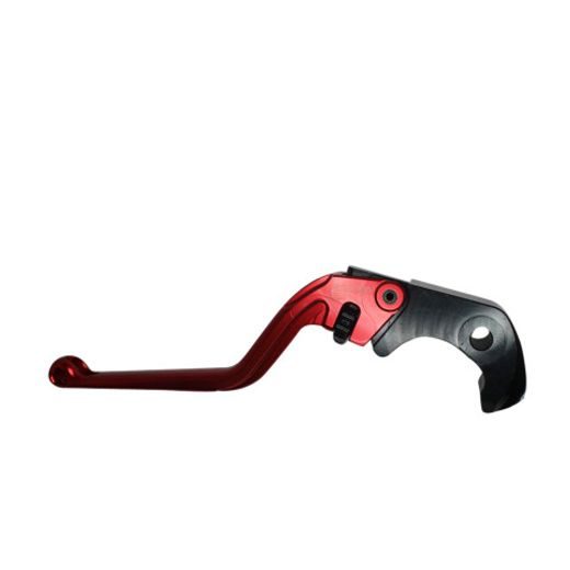 Clutch Lever ACCOSSATO ESH088 fixed CNC-worked aluminium, red