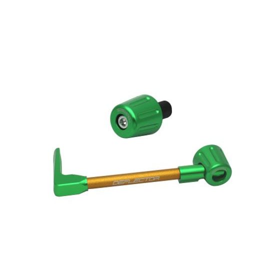 Lever guard in aluminium + right end ACCOSSATO DE005 with gold hose and joint levi