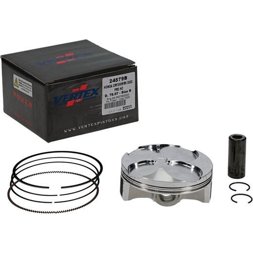 Complete piston VERTEX 24579B Cylinder 79, piston 78,97 mm (High compression)