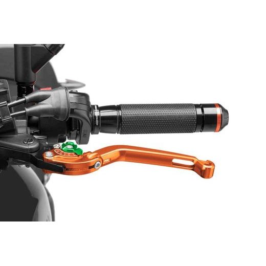 Clutch lever without adapter PUIG 260TV poklopna (foldable) orange/green