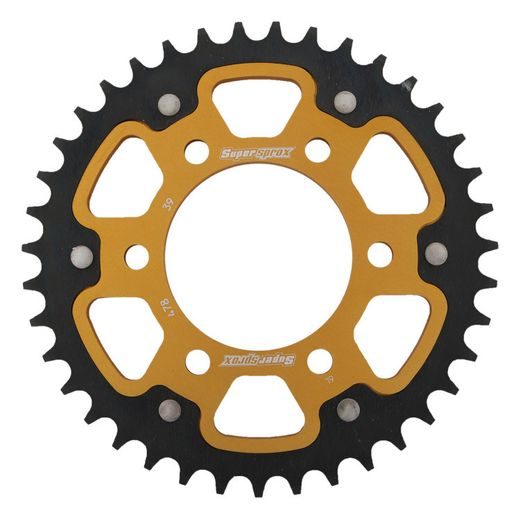 Zadnji verižnik (zobnik) SUPERSPROX STEALTH RST-478:39-GLD zlata 39T, 520