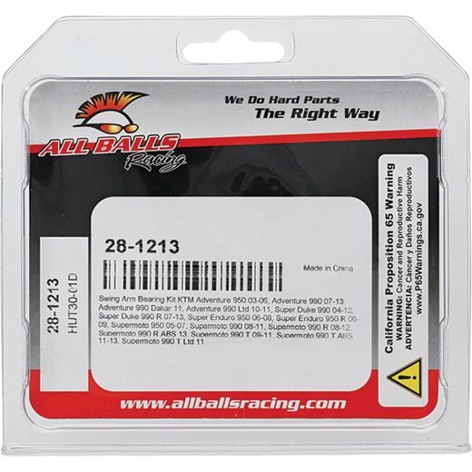 Swing Arm Bearing Kit All Balls Racing 28-1213