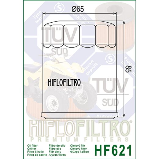 Oljni filter HIFLOFILTRO HF621