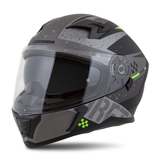 Integralna čelada CASSIDA INTEGRAL 3.0 DRFT matt grey /black /green L