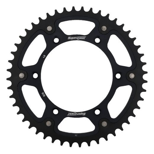 Zadnji verižnik (zobnik) SUPERSPROX STEALTH RST-808:48-BLK črna 48T, 520