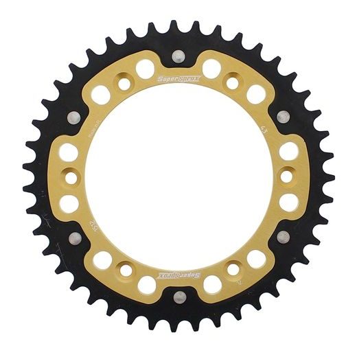 Zadnji verižnik (zobnik) SUPERSPROX STEALTH RST-1512:43-GLD zlata 43T, 520