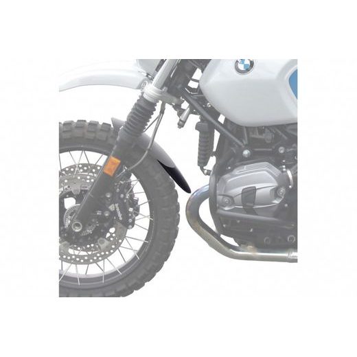 Front fender extension PUIG 3895N črna