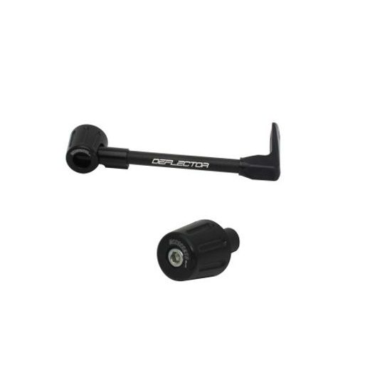 Lever guard in aluminium + left end ACCOSSATO DE004 with black hose and joint right