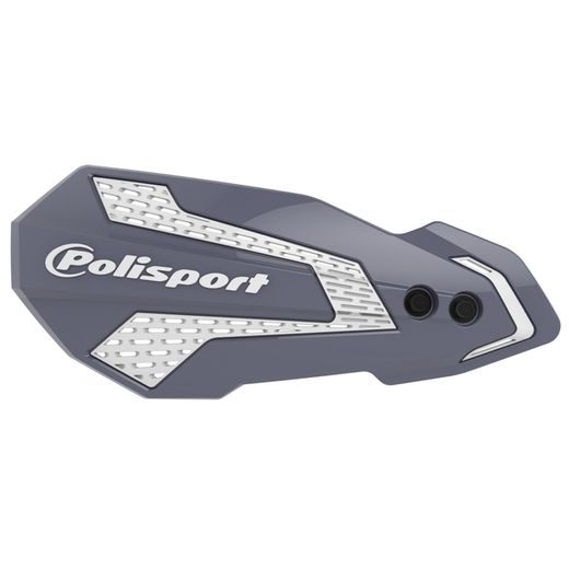 Handguard POLISPORT MX FLOW 8308200042 Grey/White with mounting system