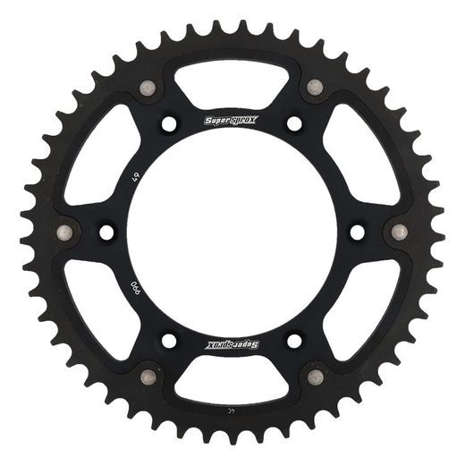 Zadnji verižnik (zobnik) SUPERSPROX STEALTH RST-990:49-BLK črna 49T, 520