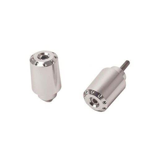 Bar ends PUIG LONG 9357P srebrna