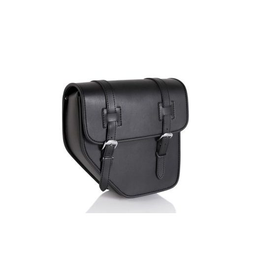 Leather saddlebag CUSTOMACCES IBIZA AP0013N črna