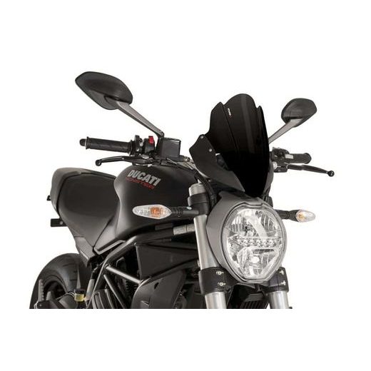 Windshield PUIG NEW. GEN TOURING 8900N črna